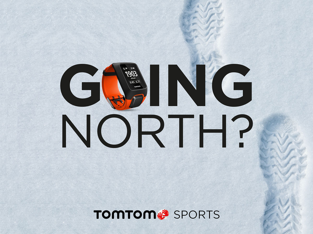 Going north!? Use your Tomtom Adventurer Multisport to track your elevation metrics with the built in barometric altimeter!