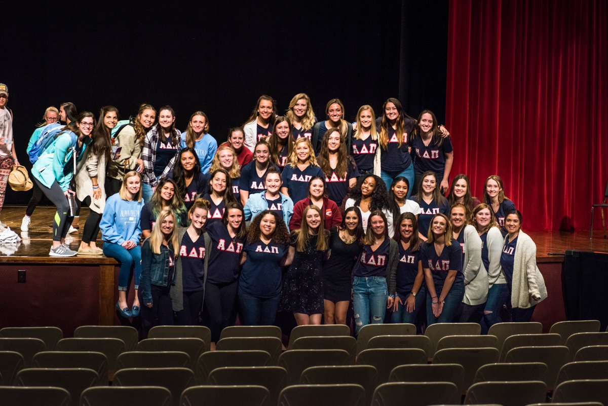 GO_ADPi's tweet photo. Thankful to be surrounded by a greek community that supports the cause we love 💛❤️ We raised over $2,000 for Danville RMH! #Welovermhc https://t.co/nNFDjgpQiu