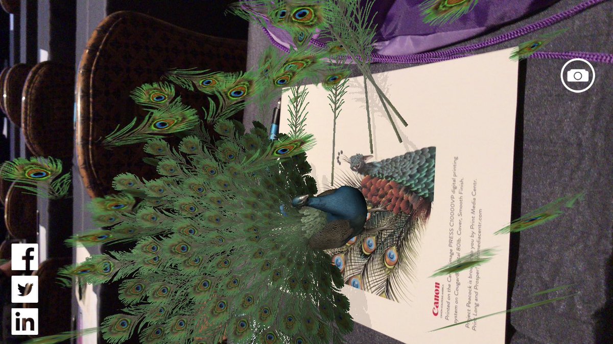 jenktweeet's tweet image. @PrintMediaCentr starting off the day at #thINKforum2017 with Project Peacock