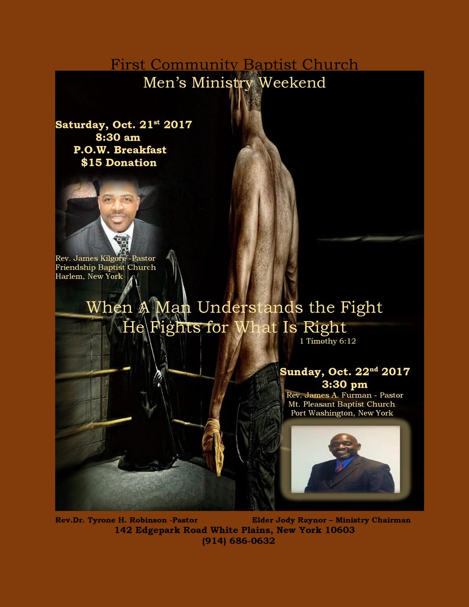 fcbcwp's tweet photo. Calling all men to our Men's weekend celebration on Saturday, October 21 &amp; Sunday, October 22. https://t.co/2SczAwuObp