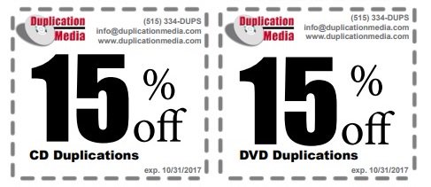 dvdyourvideos's tweet image. 15% off #CDDuplications and #DVDDuplications from @dupsmedia 
Exp: 10/31/17

#coupon #discount #marketing #growthhacking socialmedia