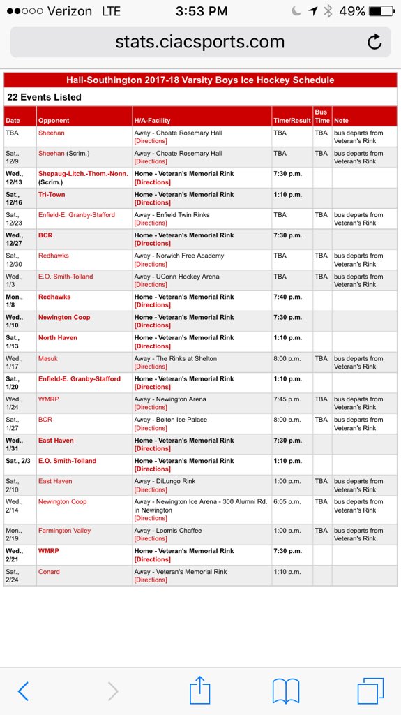 Southhallpuck's tweet photo. Here’s how the 17-18 schedule is coming along so far https://t.co/DIjBeO9sW9