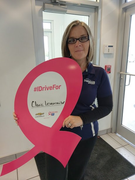 DavidsonAutoGrp's tweet photo. #IDriveFor Vanessa, our service consultant in Rome, drives for Claris! https://t.co/t8JjUgXtgU