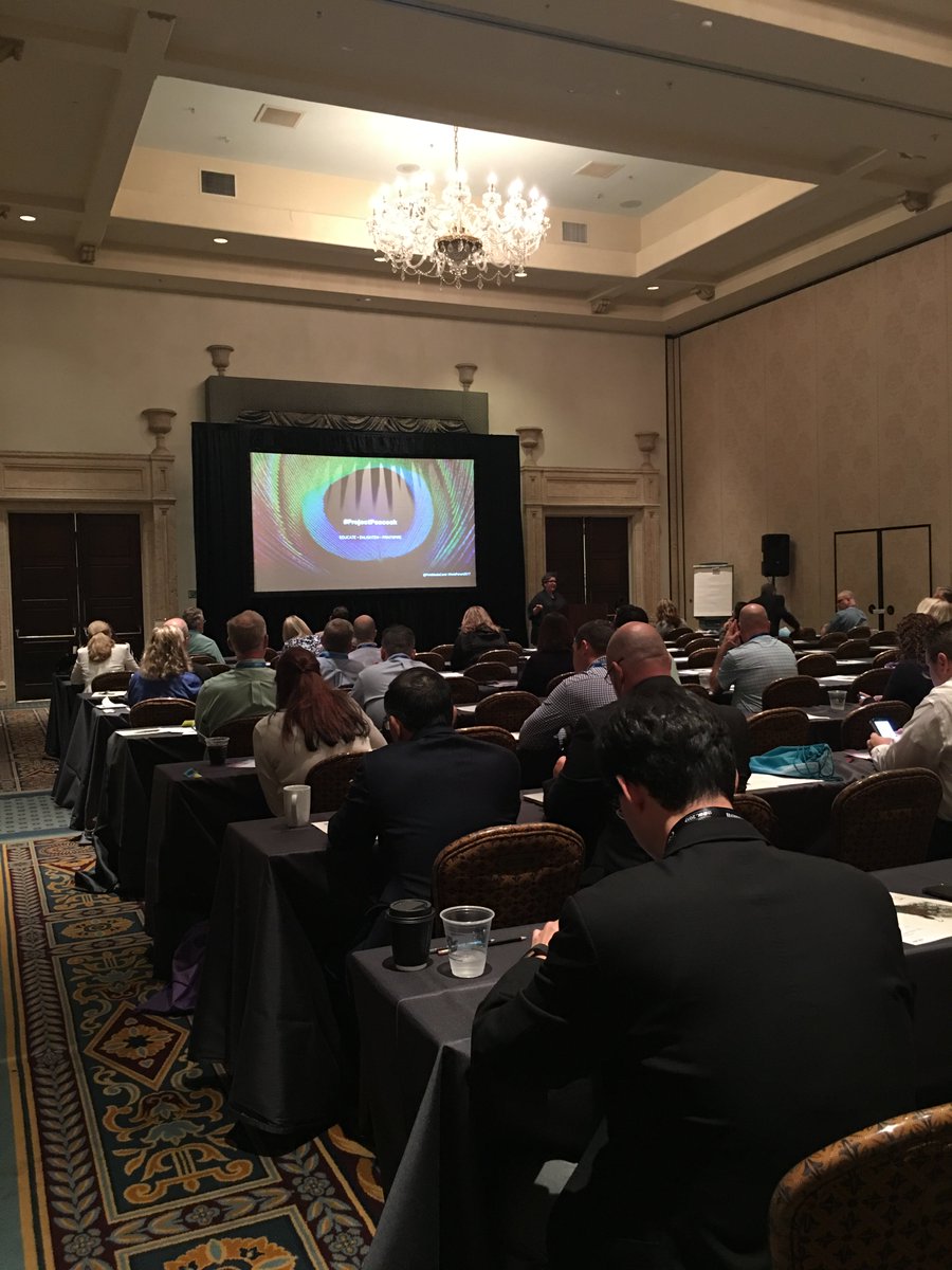 SolimarSystems's tweet image. Learning from Deb Corn a.k.a @PrintMediaCentr about #ProjectPeacock and how and WHY it worked—and why it is important #THINKFORUM2017