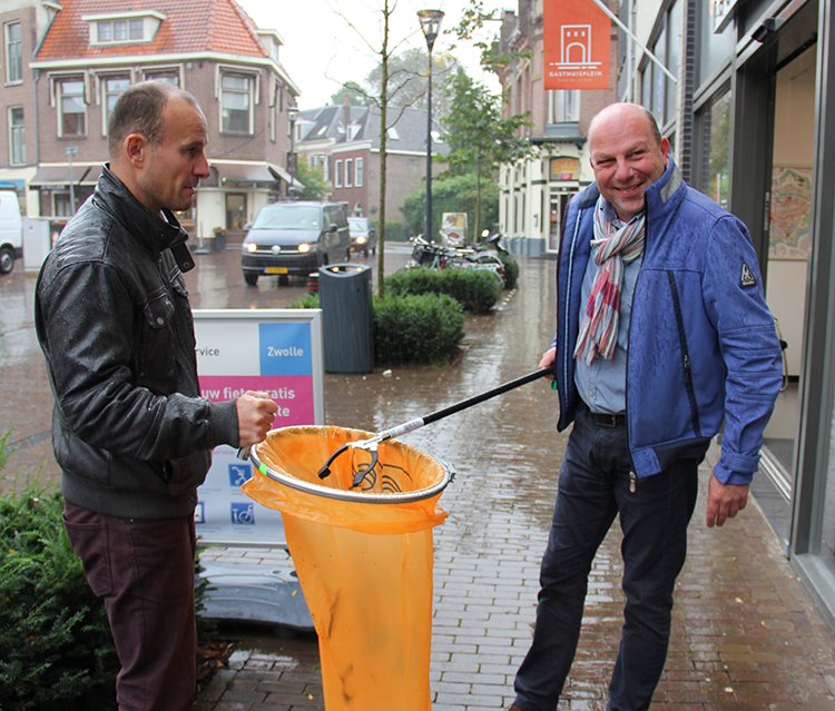 Ook in Zwolle is er plastic opgehaald voor #DvdD17 #trots #gemeentezwolle