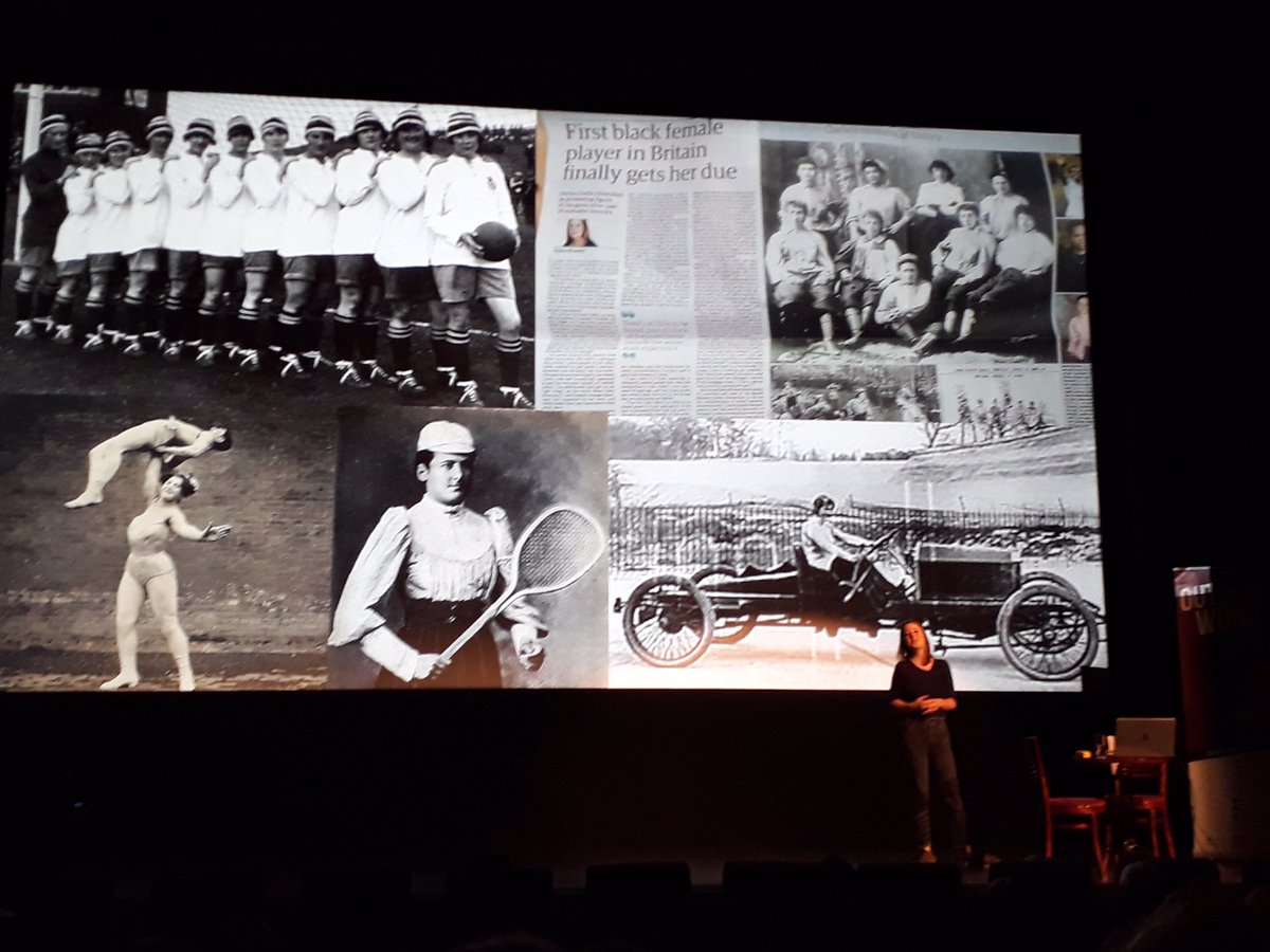 Great to finally get these Rebels onto the silver screen! Thanks @BevLitFest for giving female sports pioneers the recognition they deserve