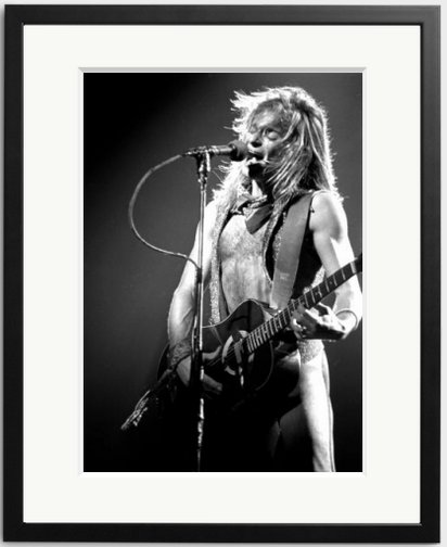 Happy Birthday to David Lee Roth of Van Halen. Photo by Janet Macoska, 1981.  
