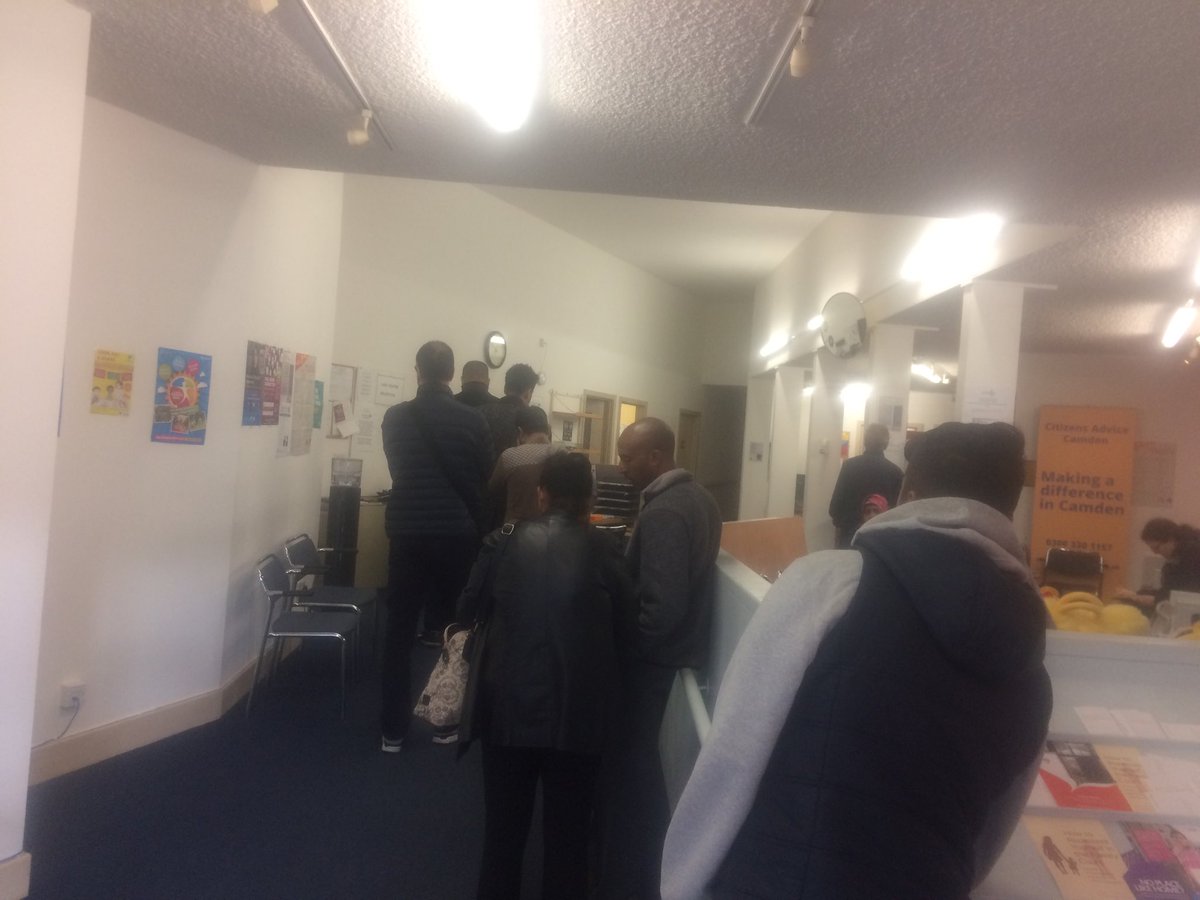 scanning1964's tweet photo. Another busy morning at the Camden Community Law Centre welfare benefits drop in! https://t.co/OxG4L4TkxZ