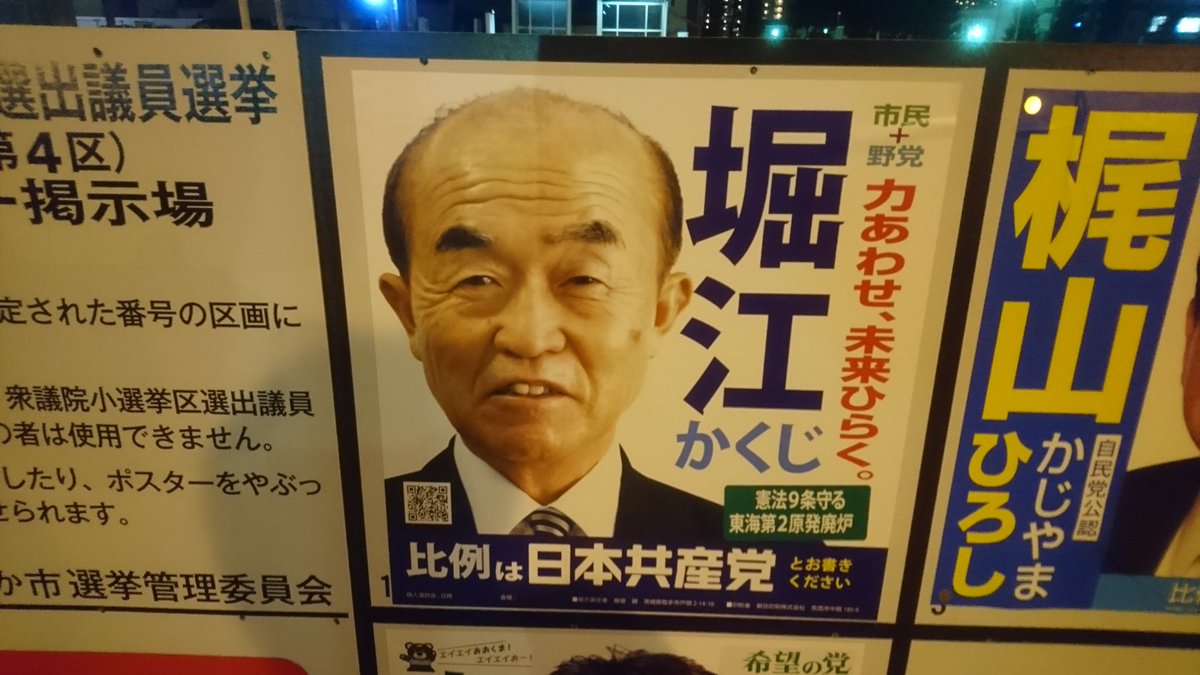 平成29年10月22日執行 第48回衆議院議員総選挙の #senkyoposter