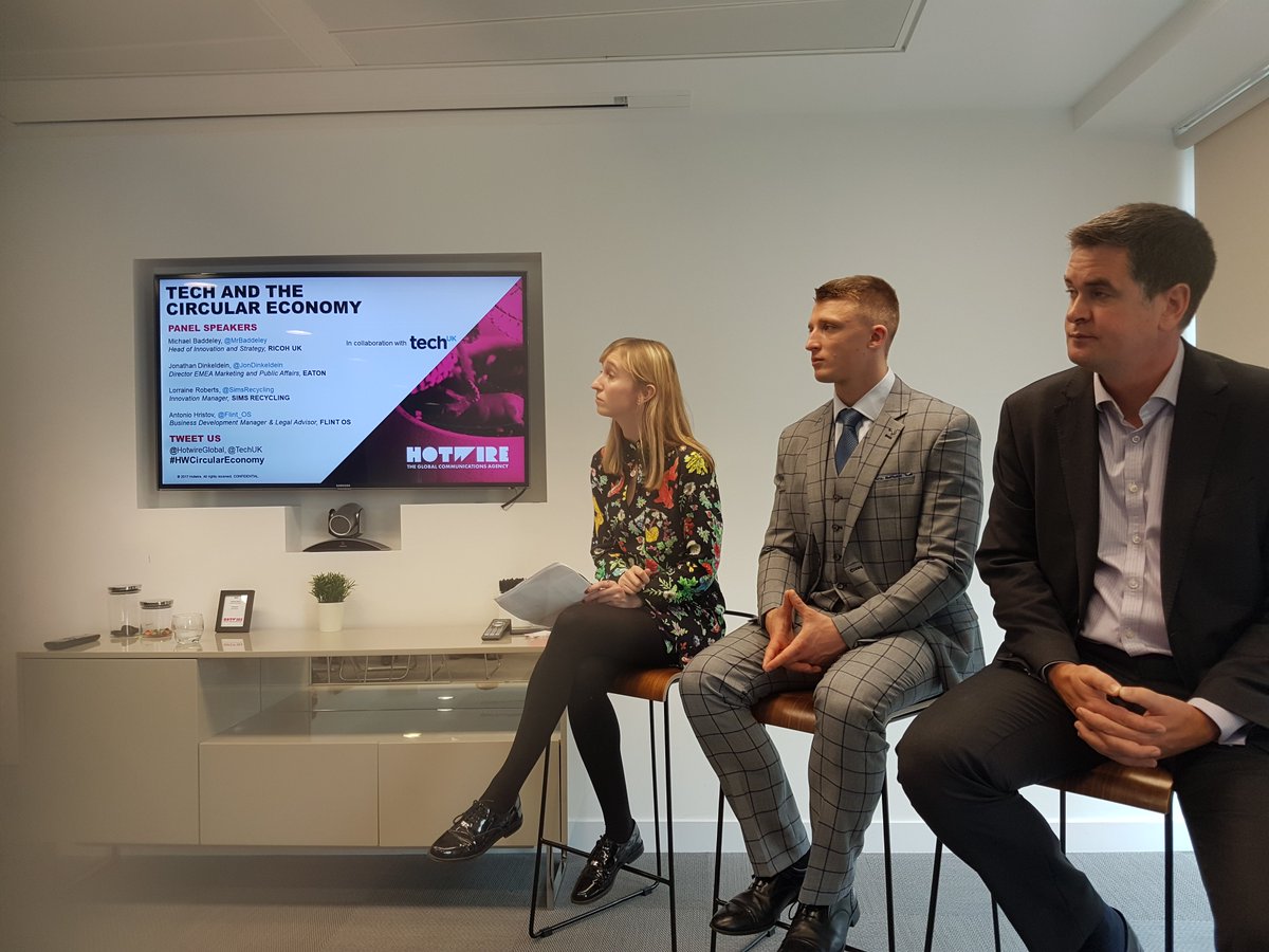 techUK's tweet photo. Follow #HWCirculareconomy to learn how tech firms are managing sustainability &amp; circular economy @hotwireglobal https://t.co/vhvcmAoOeE
