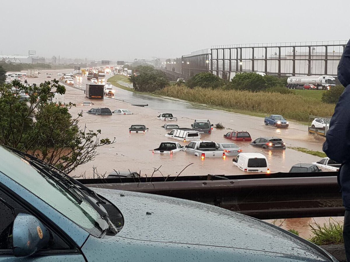 AshrafGarda's tweet photo. #KZNFloods  - Isipingo near old Durban aiport #BREAKING @SAfmRadio @SAfmnews @SABCNewsOnline #SABCNews https://t.co/8S3w9jOpJQ