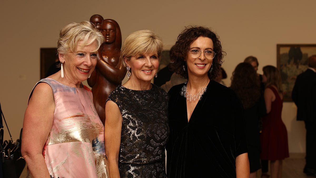 Delighted to have <a href="/maggie_beer/">Maggie Beer</a> and @JulieBishopMP joining us tonight. #BornGlobal