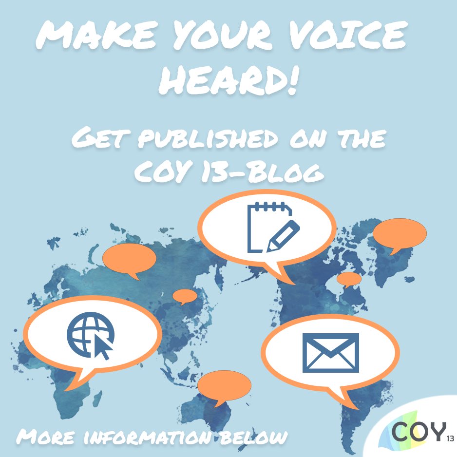COY13official's tweet photo. REMINDER
You still got the chance to share your knowledge &amp; get featured on our #COY13 blog until oct 15th! Details: https://t.co/XIR1UFzby0 https://t.co/3aJClzaRLy