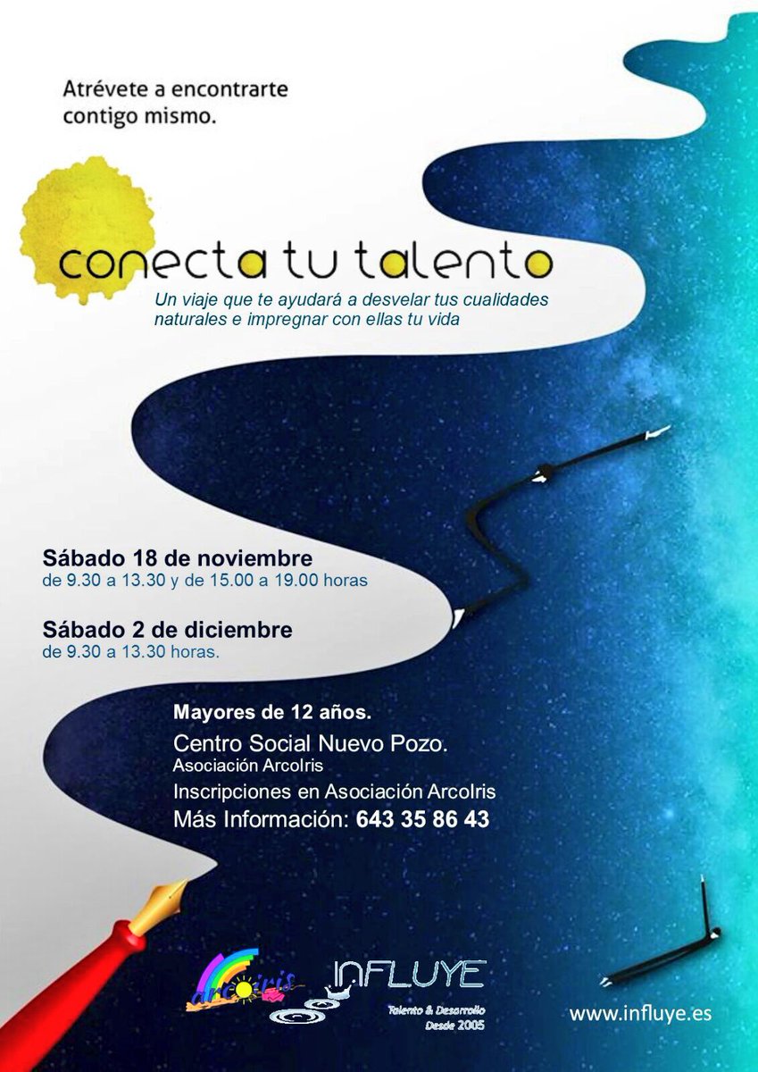 Tenemos un taller con adolescentes en Calasparra . En enero haremos otro en Murcia, capital. Os avisamos. facebook.com/events/1985783…