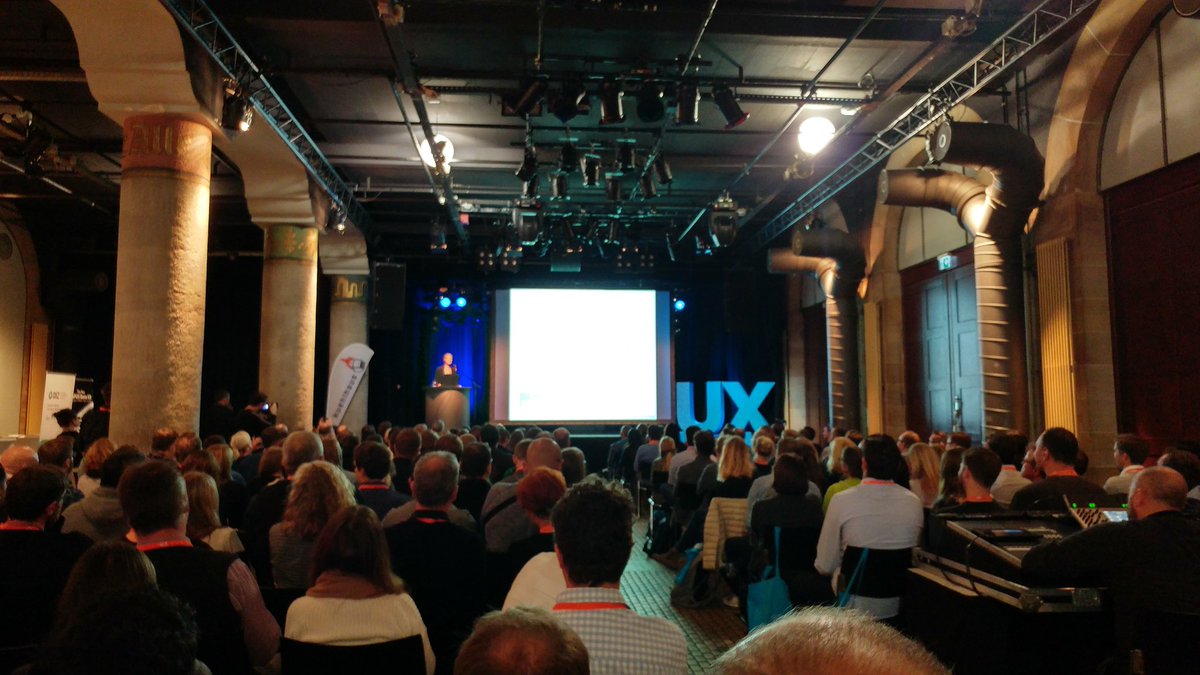 EyezagHQ's tweet photo. Psychology meets #UX Design, now at #uxday17 #uxday https://t.co/ko8elFRWQ1