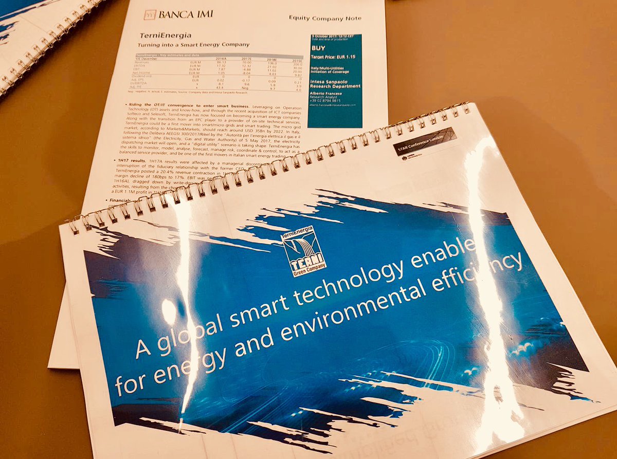 algoWatt's tweet photo. #STARConference London 2017: @TerniEnergia presents its strategical repositioning as technology enabler 
https://t.co/Do1fzheiql https://t.co/kHuSbiBCY5
