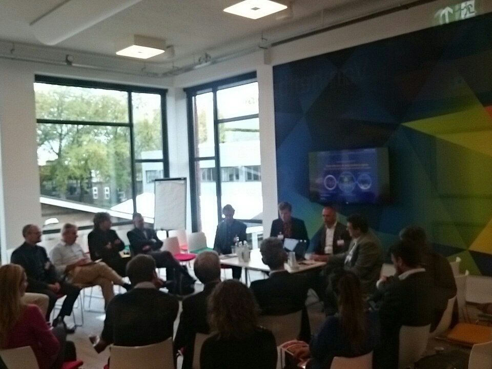 ExploRail's tweet photo. Talk show time! The results of Railroad project explained to public. https://t.co/oDkGkd9mQa