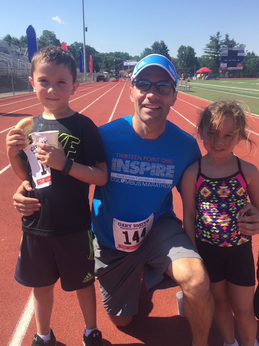 JeffSmithOIA's tweet photo. 5 days til @CbusMarathon. Feeling great & weather forecast is improving. Can’t wait to see my people on the course. #TeamFrontRunner https://t.co/Zuun0NFI7v