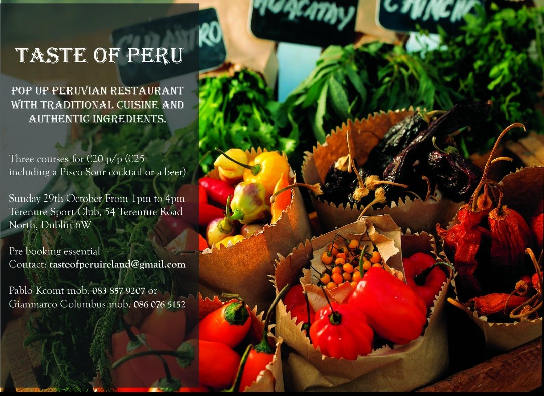 Taste Of Peru (TasteofPeruIre) Twitter