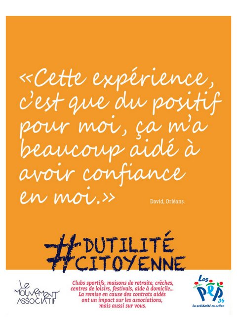 Pep34vacances's tweet photo. Le Hashtag à suivre absolument aujourd'hui : #DUTILITÉCITOYENNE pour une politique cohérente vis à vis des #Associations &amp; #ContratsAidés https://t.co/15kjrzY1bt