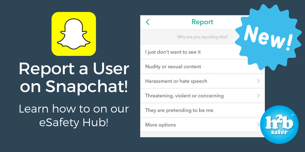 ineqegroup's tweet photo. You can now report users directly from Snapchat Stories! Learn more on our eSafety hub: https://t.co/S7fIZOb8Xs #MakingChildrenSafer https://t.co/36IIg6N5Ou
