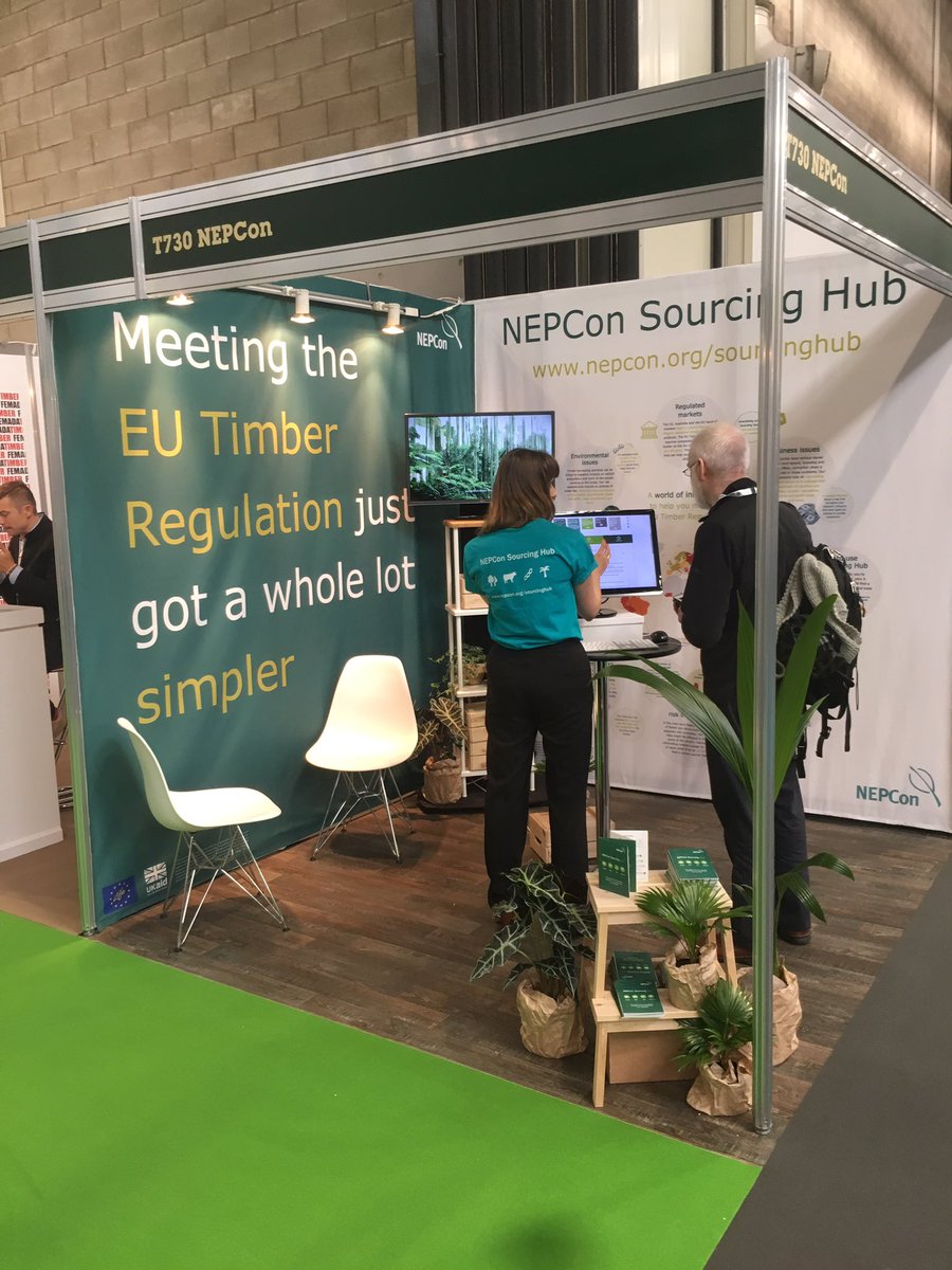 Presenting the #sourcinghub at #timberexpo2017 - meeting the EUTR just got a whole lot simpler! #EUTR #legaltimber