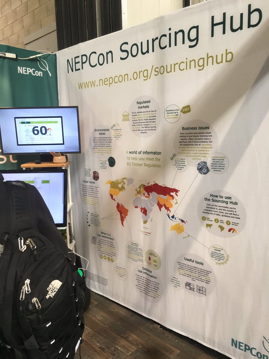 PreferbyNature's tweet photo. Presenting the #sourcinghub at #timberexpo2017 - meeting the EUTR just got a whole lot simpler! #EUTR #legaltimber https://t.co/qHTfaCbDiR