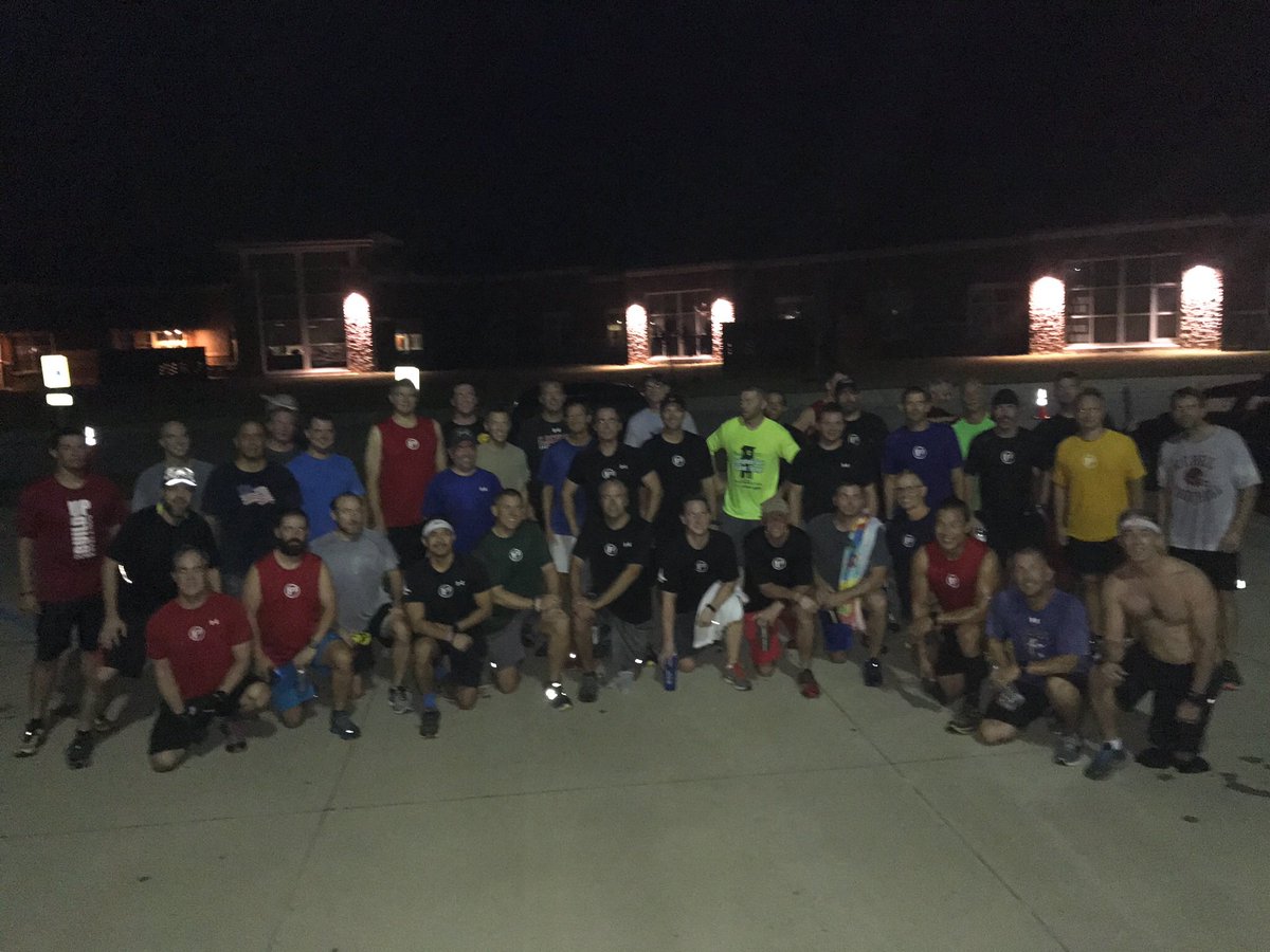 F3Escobar's tweet photo. 50 PAX and 4 FNGs at new Lexington AO Rocky Creek @F3LexSC #RedOctober #F3Counts 9 SL 1 Rucker https://t.co/hiA67GvWhz