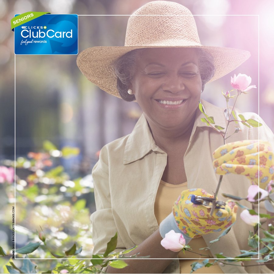 Clicks_SA's tweet photo. It’s Seniors’ Double Points Day! Swipe your ClubCard to earn twice as many #FeelGoodRewards! Join today > https://t.co/yziXvA4Gxu https://t.co/fMSTA4rwCM