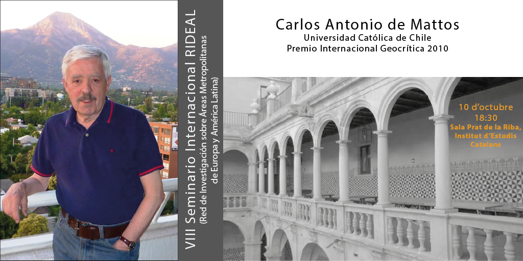 EspaiGeo's tweet image. Avui xerrada #RIDEAL a @iec amb De Mattos “#Gobernanza neoliberal,#crisisglobal y mutaciones urbanas #AméricaLatina” americat.barcelona/es/seminario-i…