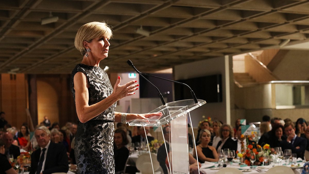 “Keep up the magnificent work,” @JulieBishopMP tells Advance. #BornGlobal