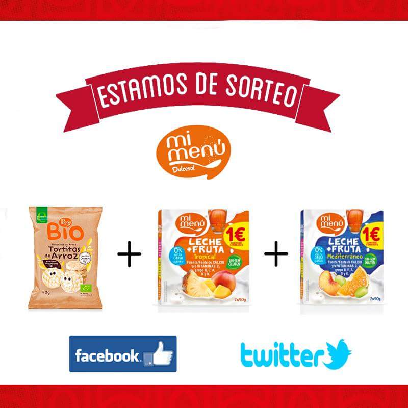 AyCalimentacion's tweet photo. ¿Quieres ganar uno de los pack #MiMenú que sorteamos?

Haz RT a este tuit y podrás ser el ganador de nuestro concurso 🍀 https://t.co/lYKvsXyhRT