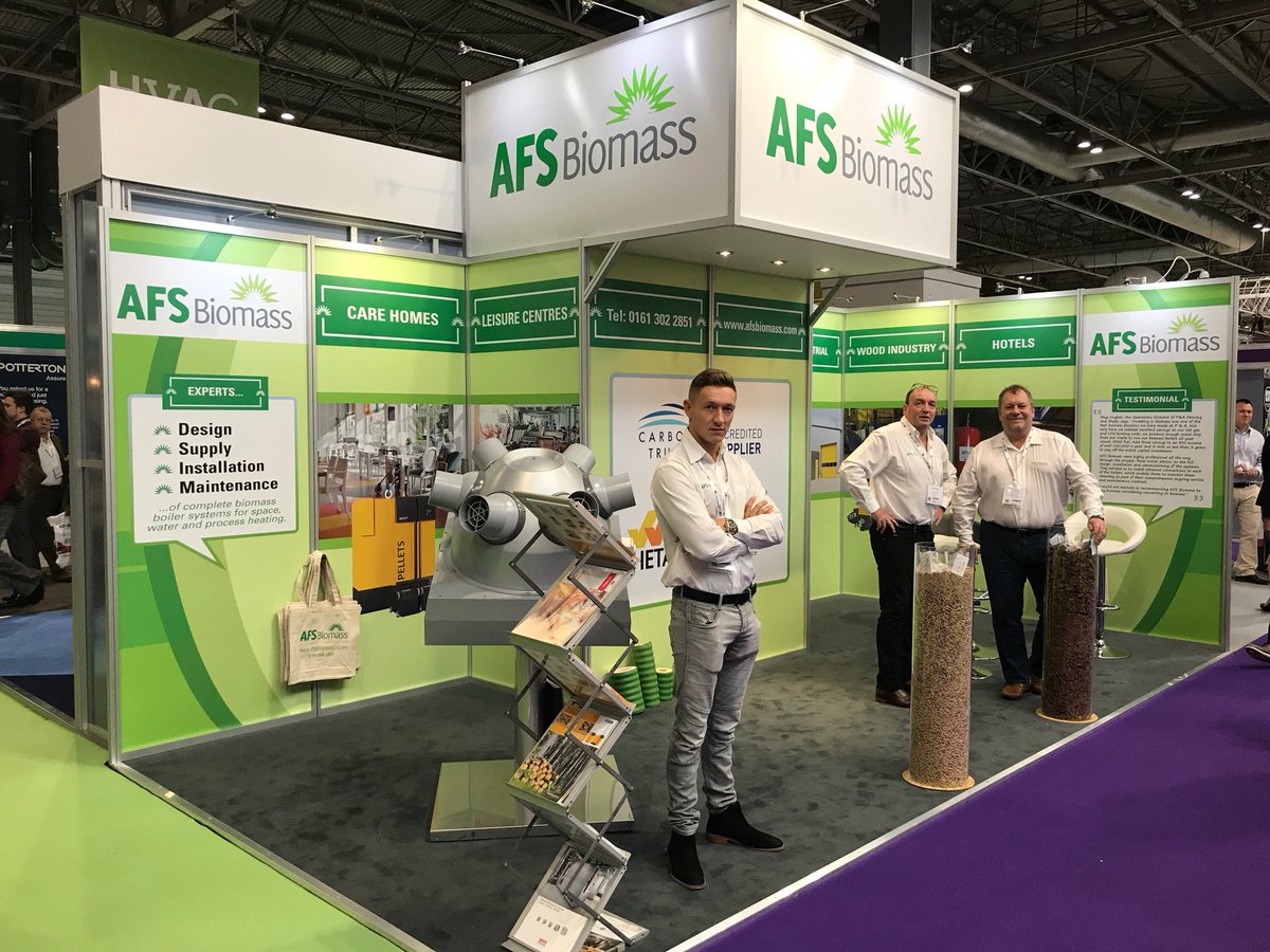 AFSBiomass's tweet photo. Day one at the #UKConstructionWeek https://t.co/Vc7TBUiSmi