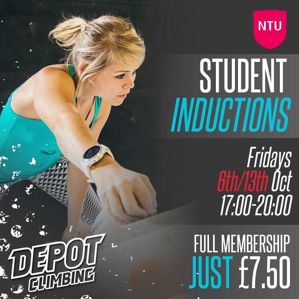 Inductions THIS FRIDAY for <a href="/DepotNottingham/">Depot Nottingham</a> £7.50 (half the normal induction rate) Take advantage while you can!!