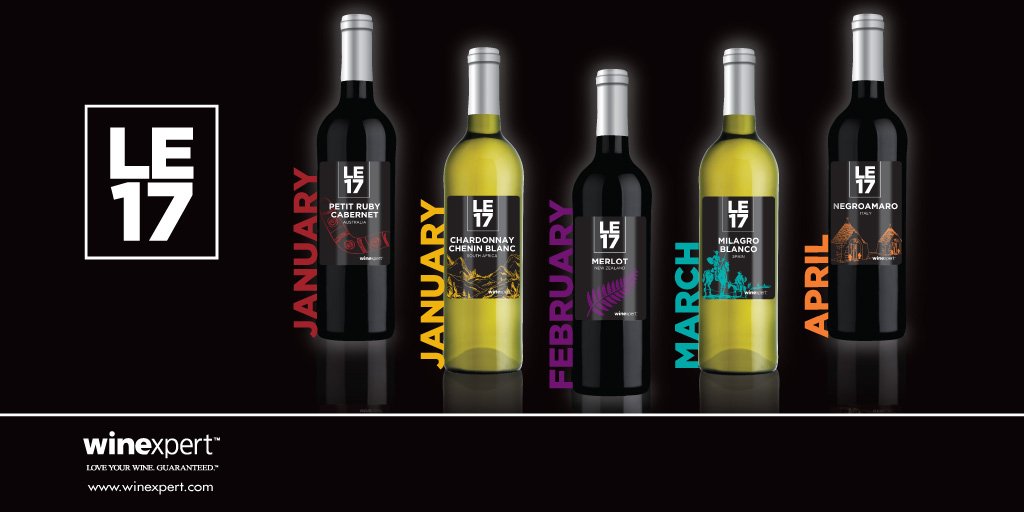 If you've ever thought of branching out into winemaking, now is the time. Check out all five styles at ldcarlson.com/LE17.html