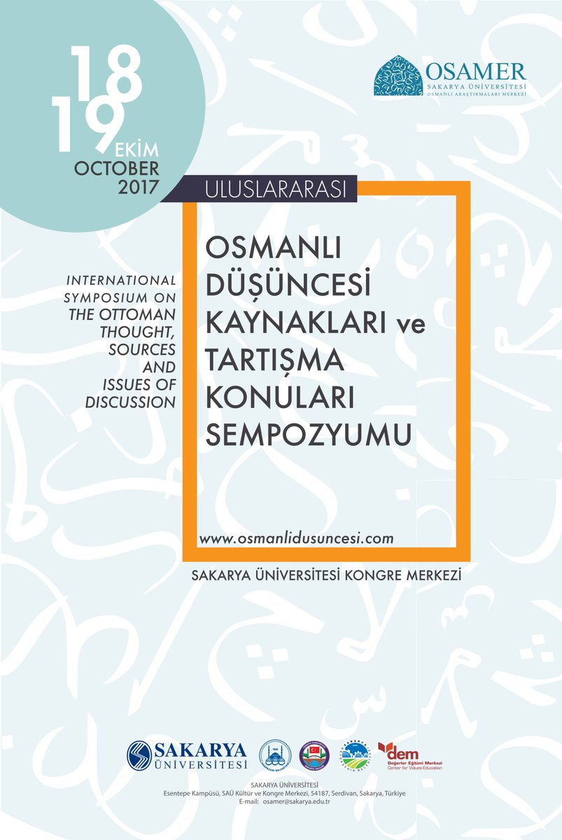 sakaryauni's tweet photo. Osmanlı Sempozyumu Düzenlenecek
https://t.co/whHMWYBbnE https://t.co/hfts0xQyTA