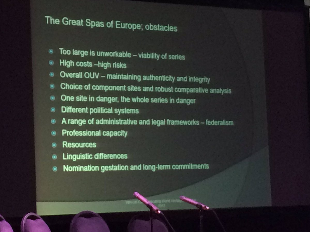 heritage_lizzie's tweet photo. Concept & obstacles for Great Spas of Europe @UNESCO project #CommuncatingWH https://t.co/8XSeowowLz