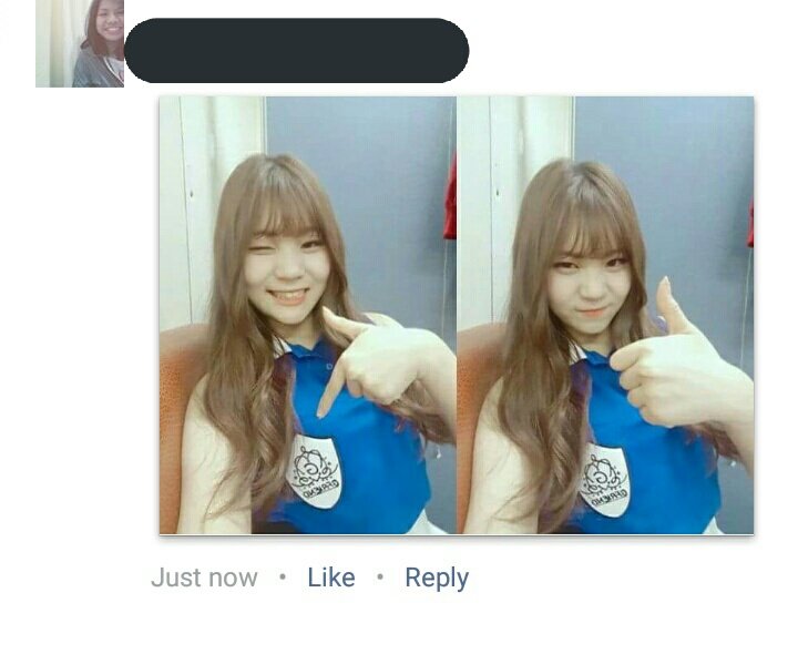 chaeyujinn's tweet photo. My Aunt thinks in really supporting her cover photo #Gfries #Umji lolol Buddies where r u ๐ https://t.co/kh9e7r2Dlj