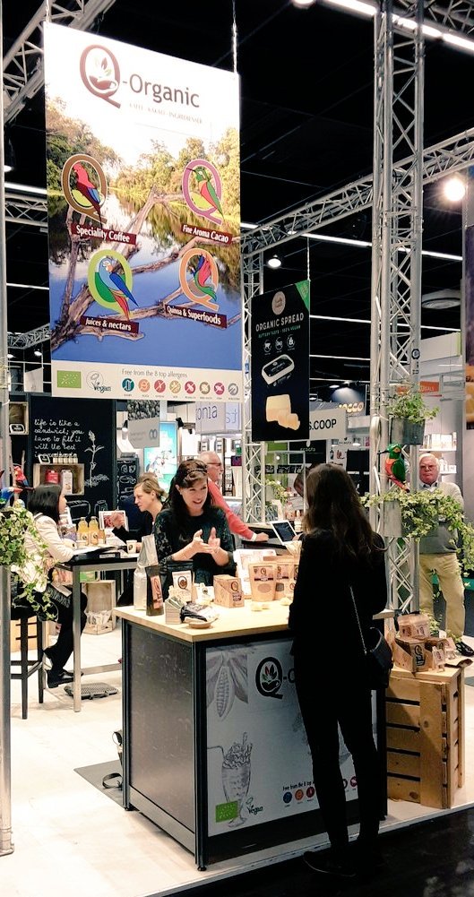 We are at Anuga in Cologne. Come visit us in hall 5.1 (D 0.71). #Anuga2017 #qorganic #vegan #organicfood