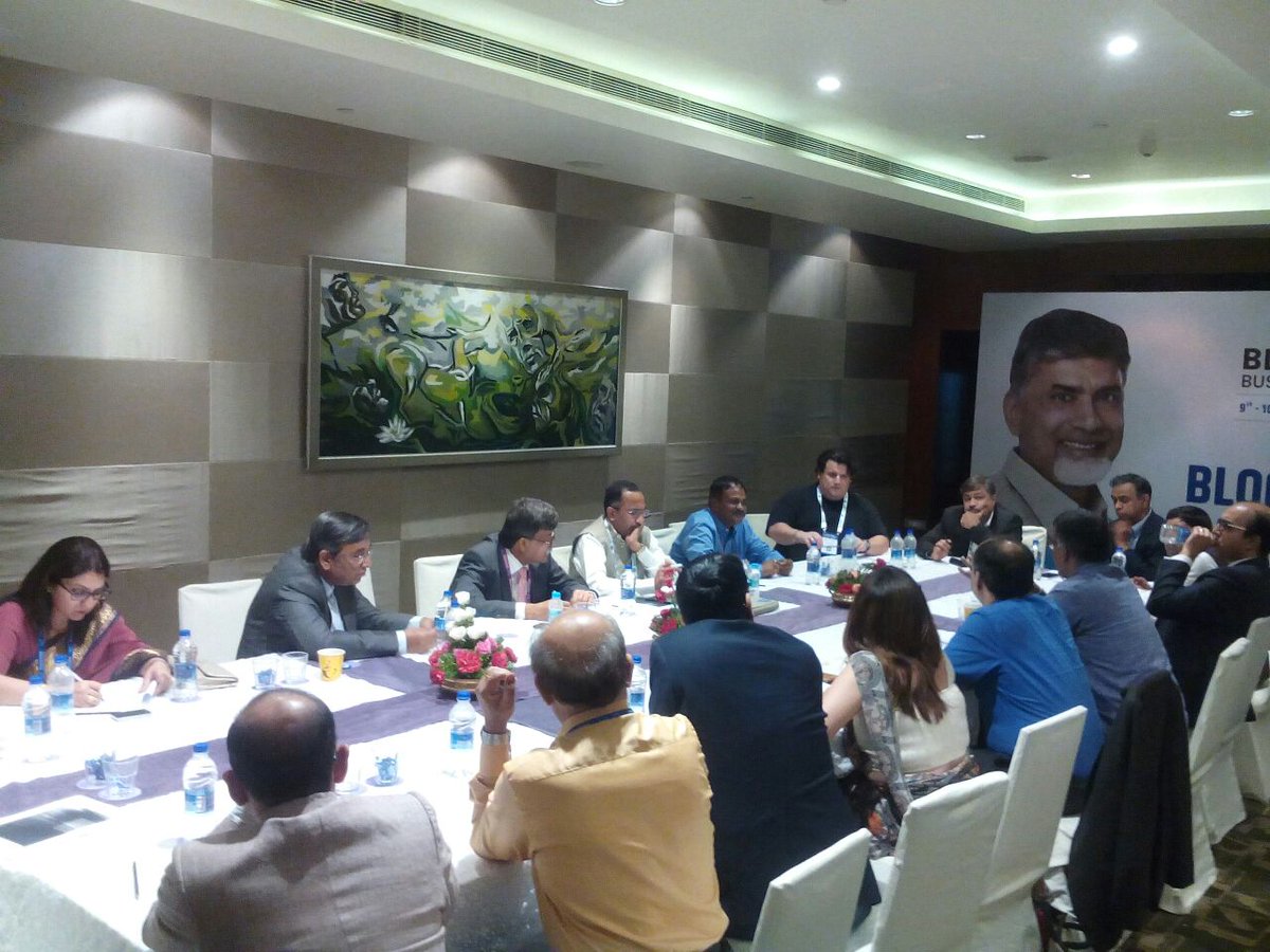 STPIVizag's tweet photo. Sri M.P. Dubey, JD &amp; OIC @STPIVizag Round table meeting on "Capacity Building and R&amp;D for BlockChain"in #blockchainvizag Confrnce @rsprasad https://t.co/YZl1R21SNF