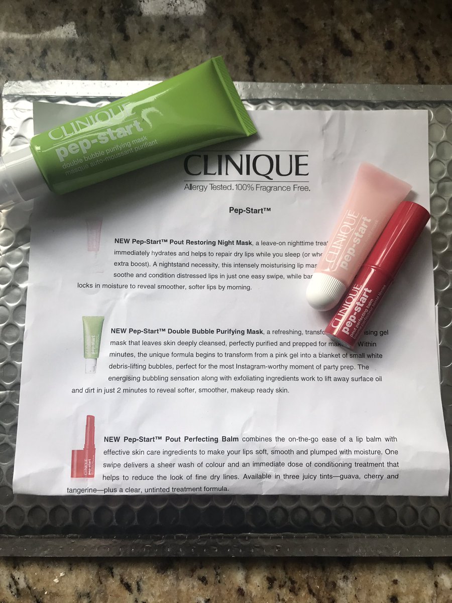 NiamhOWrites's tweet photo. @Clinique_UK just what this busy mama needs! Thanks chaps! #Prepstart #mummyblogger #beautyblogger https://t.co/yIKeNccbg7