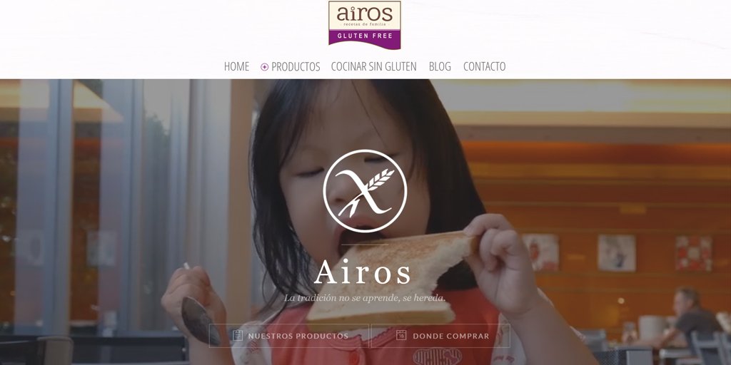 ¡En #Airos #glutenfree tenemos nueva web! Encuentra las mejores ideas y productos #singluten 💻👉airos.es