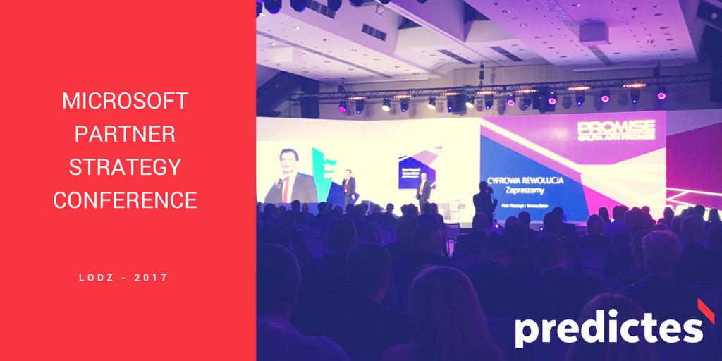 predictes's tweet photo. Hey, today you can find us at Microsoft Partner Strategy Conference! https://t.co/SC7FAYHmg7