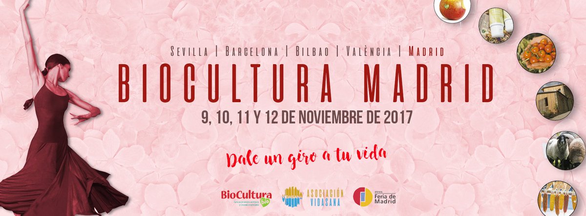 biocultura's tweet photo. Del 9 al 12 de noviembre 33 edición #BioCulturaMadrid ¡Súmate al evento de FB para estar al tanto de las novedades! https://t.co/aZPQ1XcFXp https://t.co/ZUIlQNNTIG