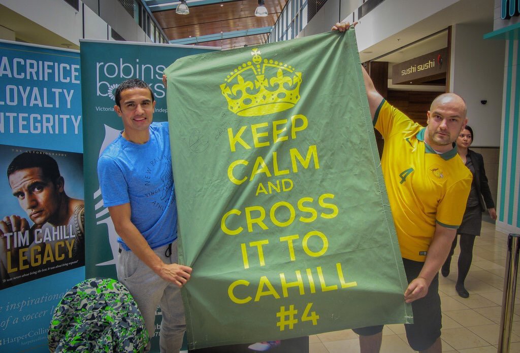 dsoutaris20's tweet photo. Unbelievable from Super @Tim_Cahill. God knows what we'll do when he decides to retire. Single handedly dragged us through so many games. https://t.co/Gn4uCpYNEI