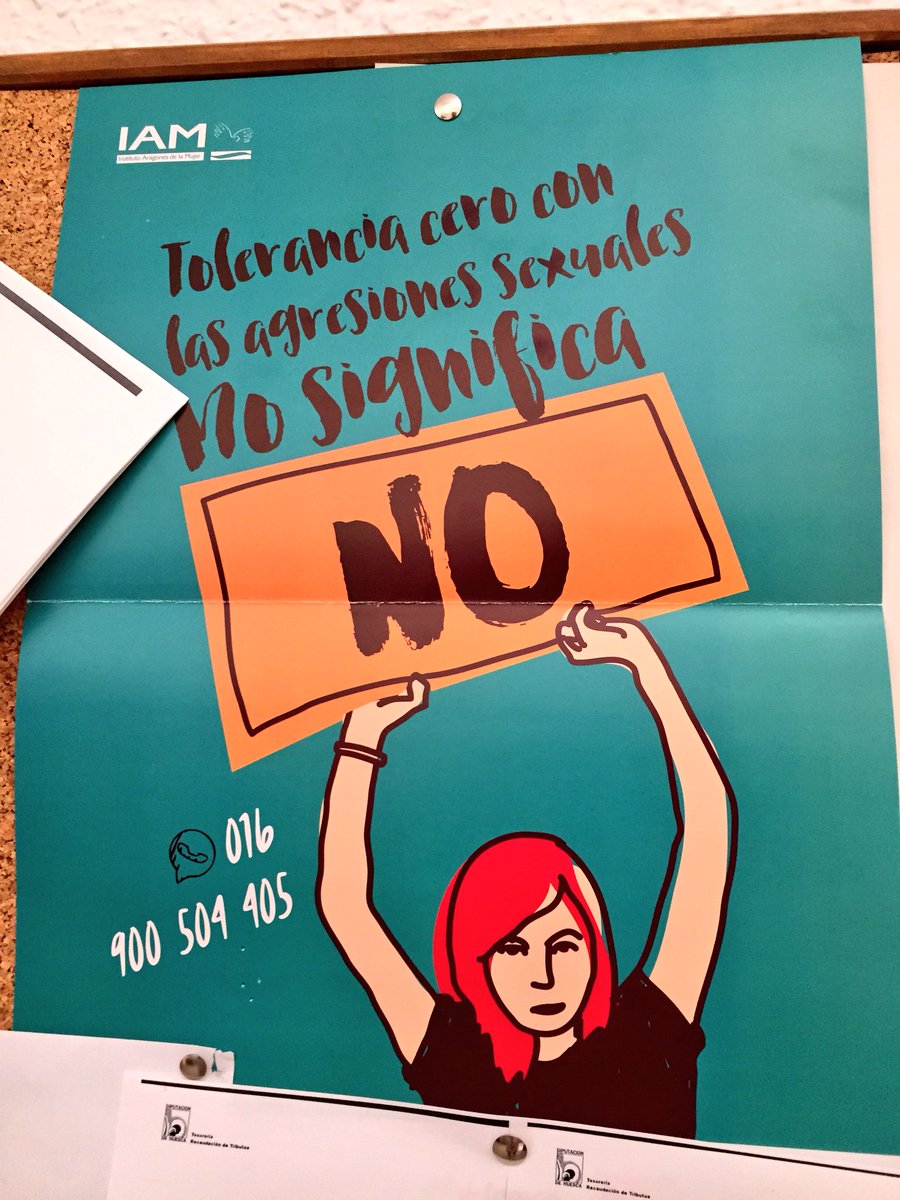 IA_Mujer's tweet photo. En #Almuniente también dicen #NOsignificaNO a las #AgresionesSexuales. Gracias por tanto compromiso 😀 https://t.co/71uu1hWq59
