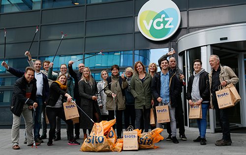 Dit plastic hebben wij vandaag in #Arnhem opgehaald voor de #DvdD17 ! #trots #vgz #asito #vitam