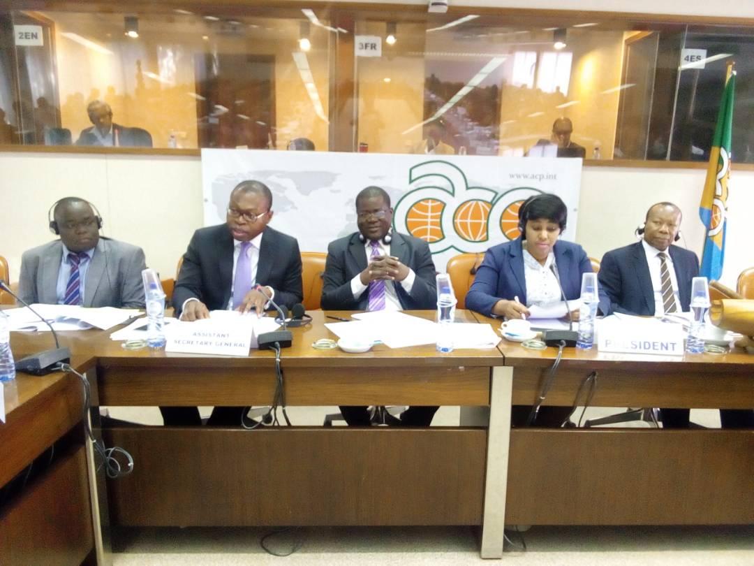 #Burundi la délégation parlementaire conduite par l'Hon.Spès Caritas Njebarikanuye participe aux travaux de la commission des affaires Pô.