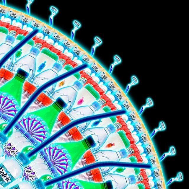 ArchieMacLDN's tweet image. Little close up of the plastic that makes up my piece for @youngandidle #showofhands on Thursday. Head to the Victoria, Dalston from 7:30 t…