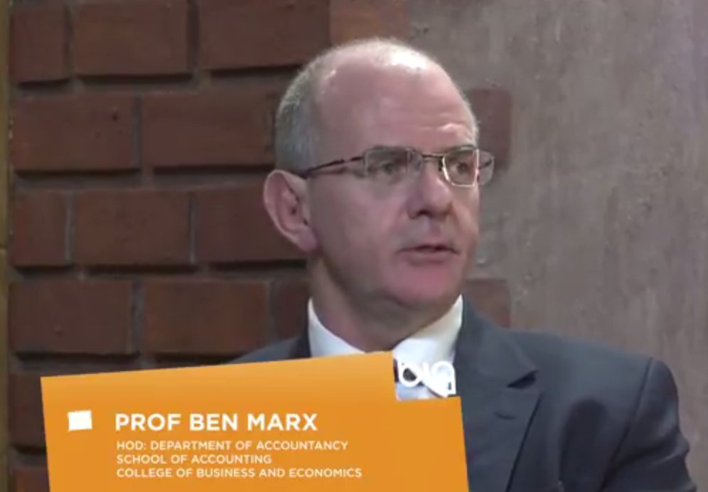 UJAccountancy's tweet photo. #UJCBE - UJ College of Business and Economics - Conversations: School of Accounting (SoA) featuring prof @BenmMarx https://t.co/DLp2pRAYRv https://t.co/4hklfBsE2f